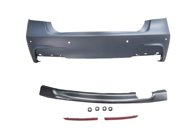 Arka Tampon Astarlı (Sensör Yuvalı-Karlıklı-Reflektörlü) (M-Tech) Bmw 3 Serı F30 12-14 Arası