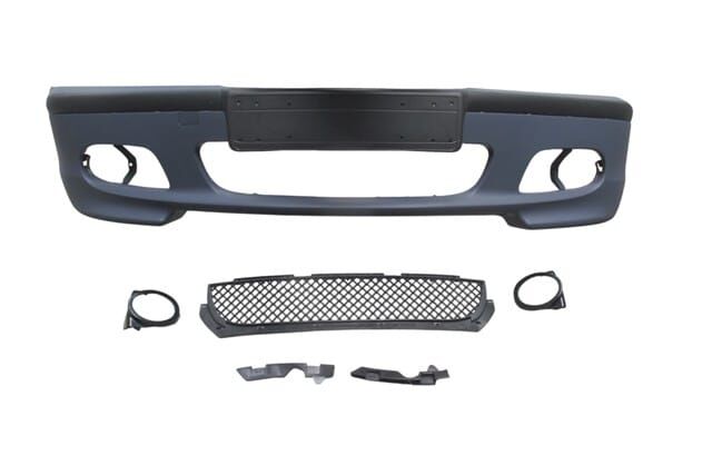 Ön Tampon Astarlı (Sis Delikli-Bandlı-Panjurlu) (Plaka Plastikli) M-Tech Bmw 3 Serı E46 Sd 98-05 Arası