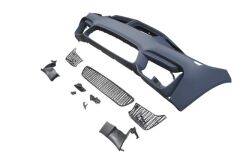 Ön Tampon Astarlı (Sis Deliksiz Kapak-Izgaralı-F.Yık.Lı-Çek.Kapaklı) M3-Style Bmw 3 Serı F30 12-18 Arası