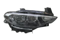 Sağ Far Lambası Motorlu-Ledli (Ballastlı) (Beyaz Çıtalı)Mercekli(Ayfar Fiat Egea Sd-Hb-Sw 2015-2020 Arası