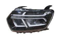 Sol Far Lambası Elektrikli-Motorlu-Ledli (Beyaz Çıtalı) (Ayfar) (E Marklı) Dacia Duster 2021-2024 Arası