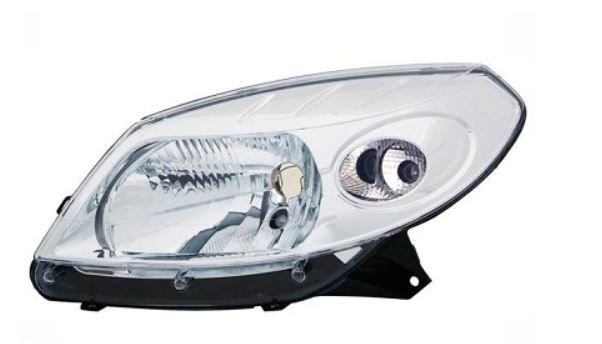 Dacia Sandero Ön Far Kablolu Krom Sol 08-