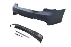 Arka Tampon Astarlı (Sensör Deliksiz-Karlıklı-Tek Egzoslu-Çek.Kapaklı)M-Tech Bmw 3 Seri E90 2005-2011 Arası