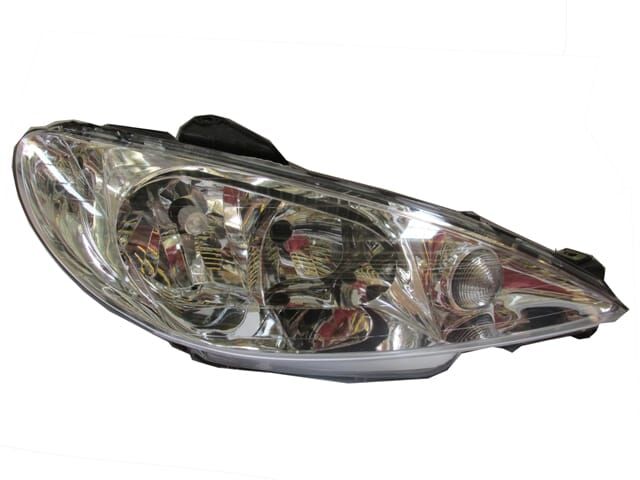 Far Sağ Elektrikli-Motorsuz (Şeffaf Camlı) H7-H7 Peugeot 206 Sd 07-11 Arası