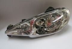 Far Sol Elektrikli-Motorsuz (Şeffaf Camlı) H7-H7 Peugeot 206 Sd 07-11 Arası