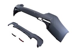 Arka Tampon (Karlıklı-Reflektörlü-Çeki Kapaklı-Sensörlü) (M-Tech) Bmw 5 Seri G30 2020-2022 Arası