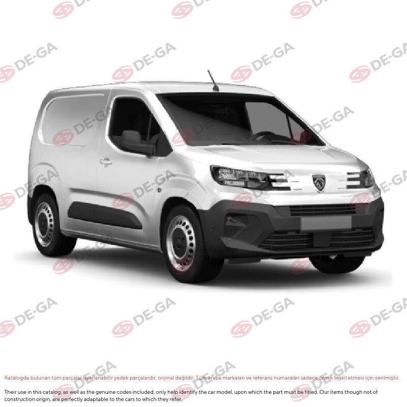 Ön Tampon Alt (Kesime Hazır) Peugeot Partner / Citroen Berlıngo / Opel Combo 2024 Sonrası