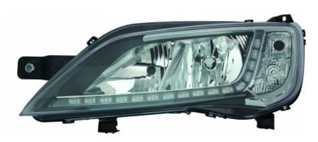 Far Sol Motorlu Krom Ledli Cıtroen Jumper - Fiat Ducato 14-