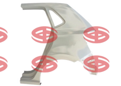 Volkswagen Polo Arka Çamurluk Sol 09-