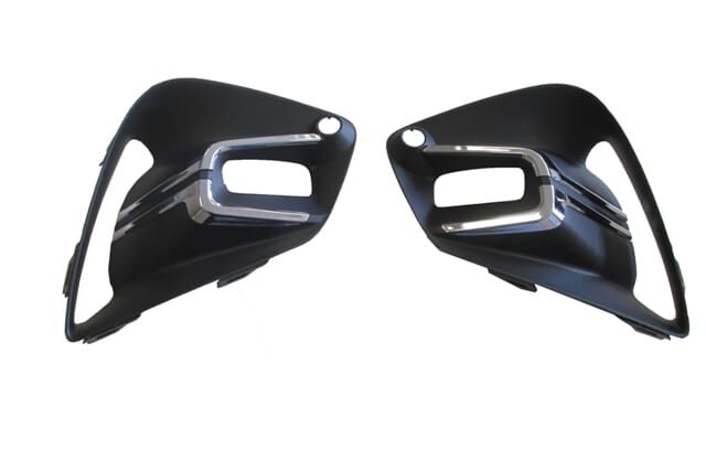 Sis Far Çerçevesi Sağ -Sol Set (2 Parça) Sis-Sensör Delikli Nikelajlı Renault Clıo 5 Hb 20-23 Arası