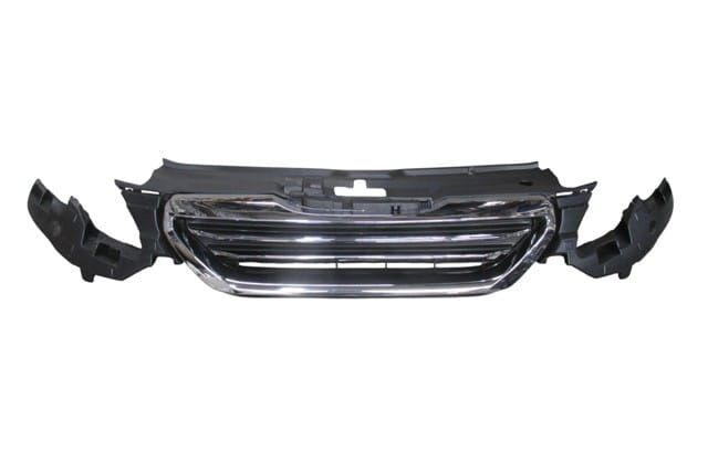 Ön Panjur Siyah (Nikelaj Çerçeveli) Peugeot 2008 13-16 Arası