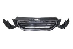 Ön Panjur Siyah (Nikelaj Çerçeveli) Peugeot 2008 13-16 Arası