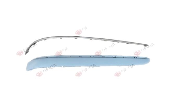 W211 Arka Tampon Kuşağı Krom Çıtalı Sağ 02-07