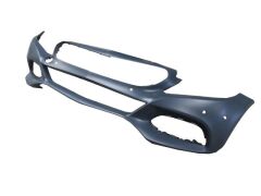 Ön Tampon Gri (Far Yıkamasız-Sensor Delikli-Kamera Delikli) Mercedes C Class W205 14-17 Arası