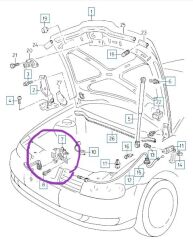 Kaput Dış Açma Mandalı Seat Toledo 99-05 Arası