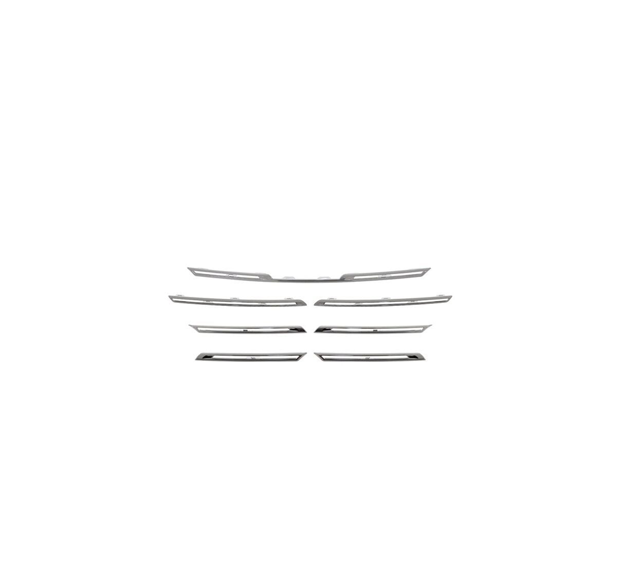 Ön Panjur Nikelajı (Set 7 Parça) Megane 4 2015-