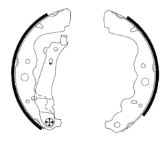 Fren Balatası Papuçlu Takımı Arka Logan Mcv-Duster 4X2-Dokker-Lodgy-Clio 4 Sw-Captur