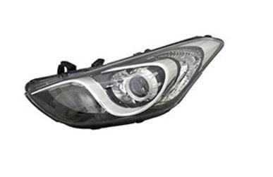 Hyundai İ30 Ön Far El.Mot.Statik Lambalı Sol 11-