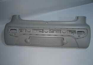 Arka Tampon Gri (Astarlı Tyg) Cıtroen C1 07-13 Arası