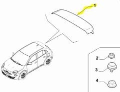 Arka Bagaj Spoılerı Fiat 600