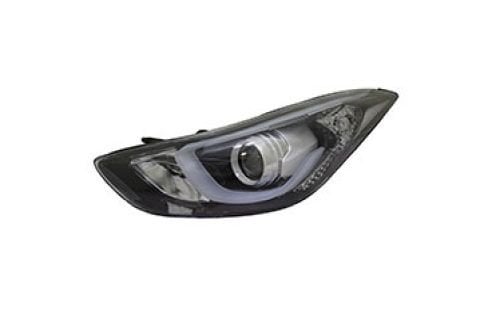 Hyundai Elantra Ön Far Elektrikli Motorlu Merc.Ledli Sol 14-15