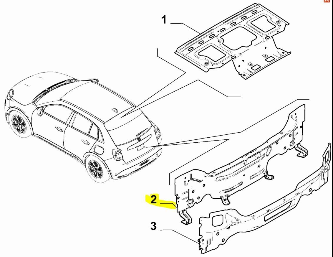 Arka Panel Fiat 600