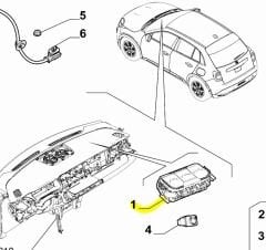 Torpido Yolcu Airbagi Fiat 600
