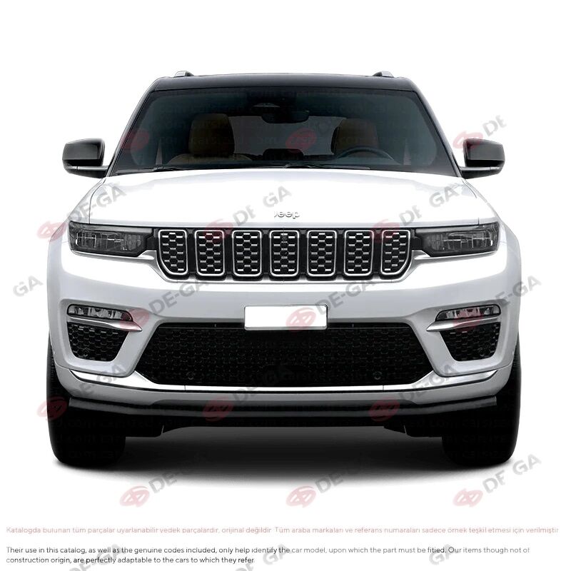 Grand Cherokee Ön Tampon Üst Çıtası Krom 22-