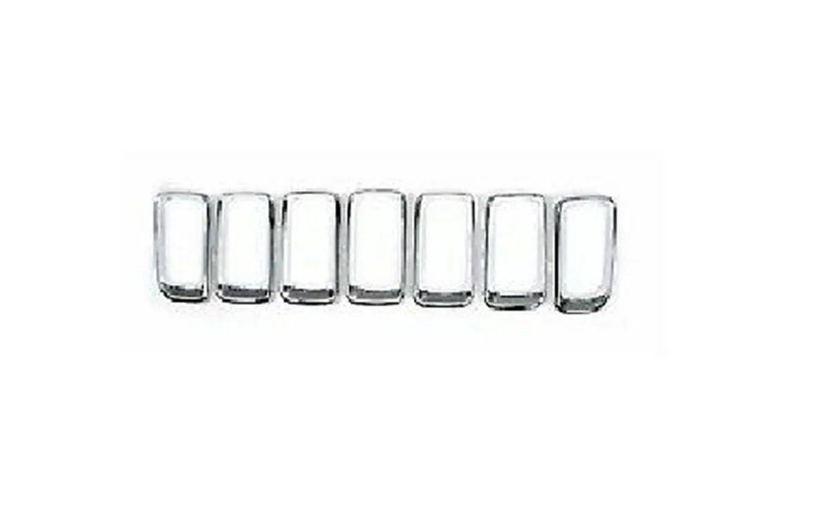Jeep Compass Ön Panjur Kuşağı Krom Set 17-19