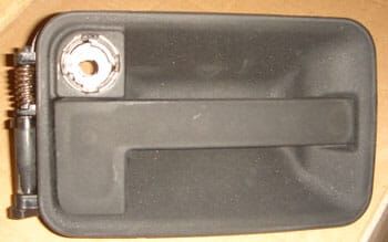 Bagaj Kapağı Dış Açma Kolu (Pütürlü Siyah) (Hushan) Peugeot Expert 96-04 Arası
