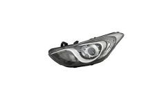 Hyundai İ30 Ön Far Elektrikli Motorlu Statik Lambalı Sol 11-