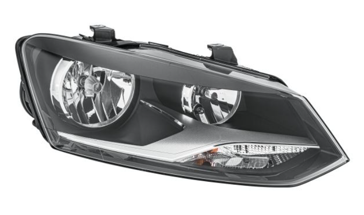 Polo Ön Far Elektrikli Motorlu Çift Reflektör Sağ 09-