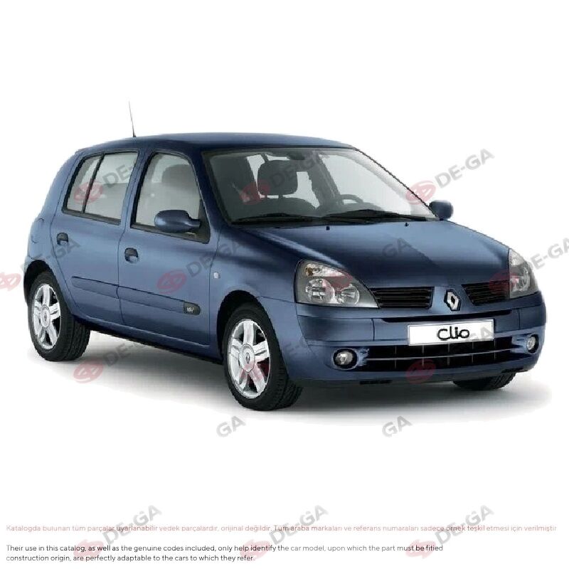 Clio Dış Ayna Kapağı Siyah Sağ 00 - 05