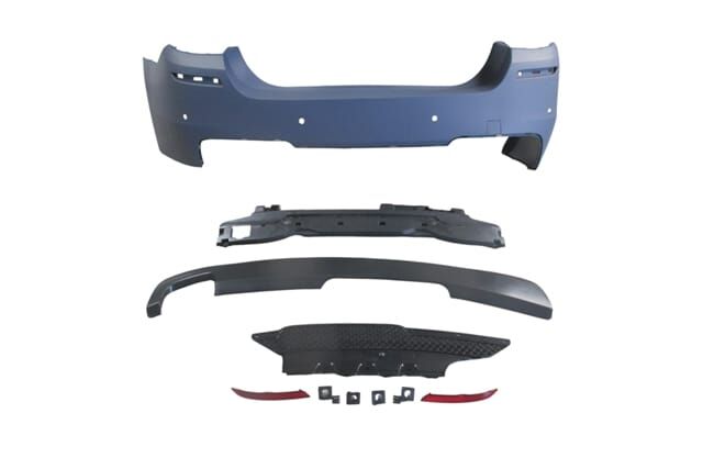 Arka Tampon Astarlı(Sen.Yuvalı-Reflektörlü-Karlıklı) (Tek Egz.D.Li) M-Tech-Lcı Bmw 5 Serı F10 10-16 Arası