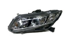 Far Ön Sol (Siyah) Honda Civic 2012-2016 Arası