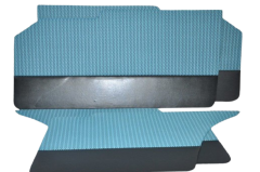 Kapı Döşemesi Takımı Doğan L-Kartal L (Mavi Kareli)