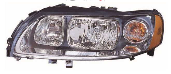 Volvo V70 Ön Far El.Gri  Sol 08-
