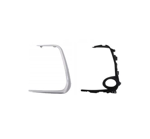 Sis Far Çerçevesi Sol Nikelajlı İç Dış Set (2 Parça) Toyota Corolla E210 19-25 Arası