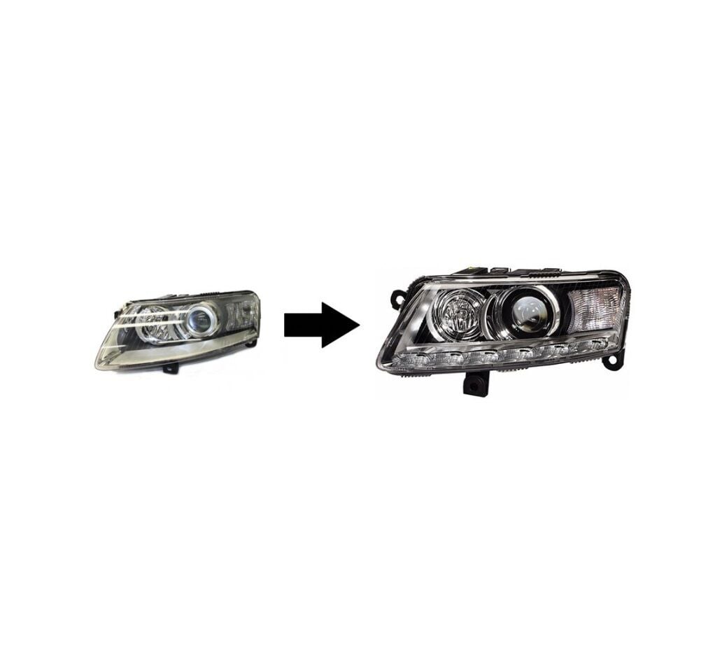 A6 2005- İçin 2008-Led Far Dönüşüm Seti
