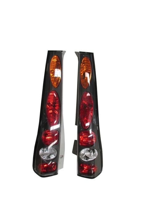 Modifiye Stop Lambası Sağ -Sol Set 2 Parça Sarı-Kırmızı-Beyaz Siyah Çerçeveli Honda Crv 02-04 Arası
