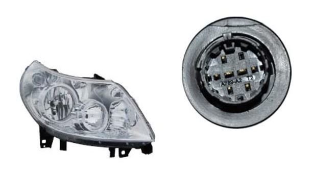 Ducato Ön Far El.Mot.7 Fişli Sağ 11-13