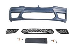 Ön Tampon (Sis Deliksiz Kapak-Izgaralı-Plaka Pl.-Sen.D.Li) (F90-M5-Style) Bmw 5 Serı G30 17-20 Arası
