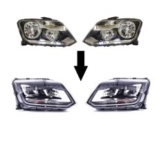 Ön Far Dönüşüm Seti 2010 ->2017 (Halojen->Led)
