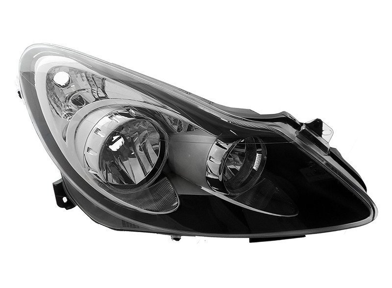 Far Ön Sağ (Siyah-Krom) Opel Corsa D 2006-2012 Arası