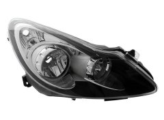 Far Ön Sağ (Siyah-Krom) Opel Corsa D 2006-2012 Arası