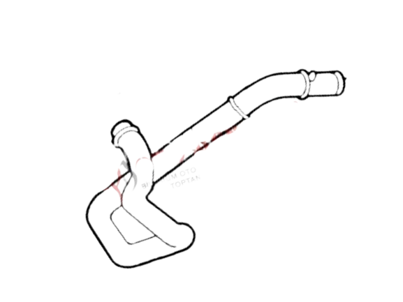 Kalorifer Radyatör Borusu Doblo 2001-2010 Modelleri Arası-Punto Üst