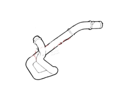 Kalorifer Radyatör Borusu Doblo 2001-2010 Modelleri Arası-Punto Üst