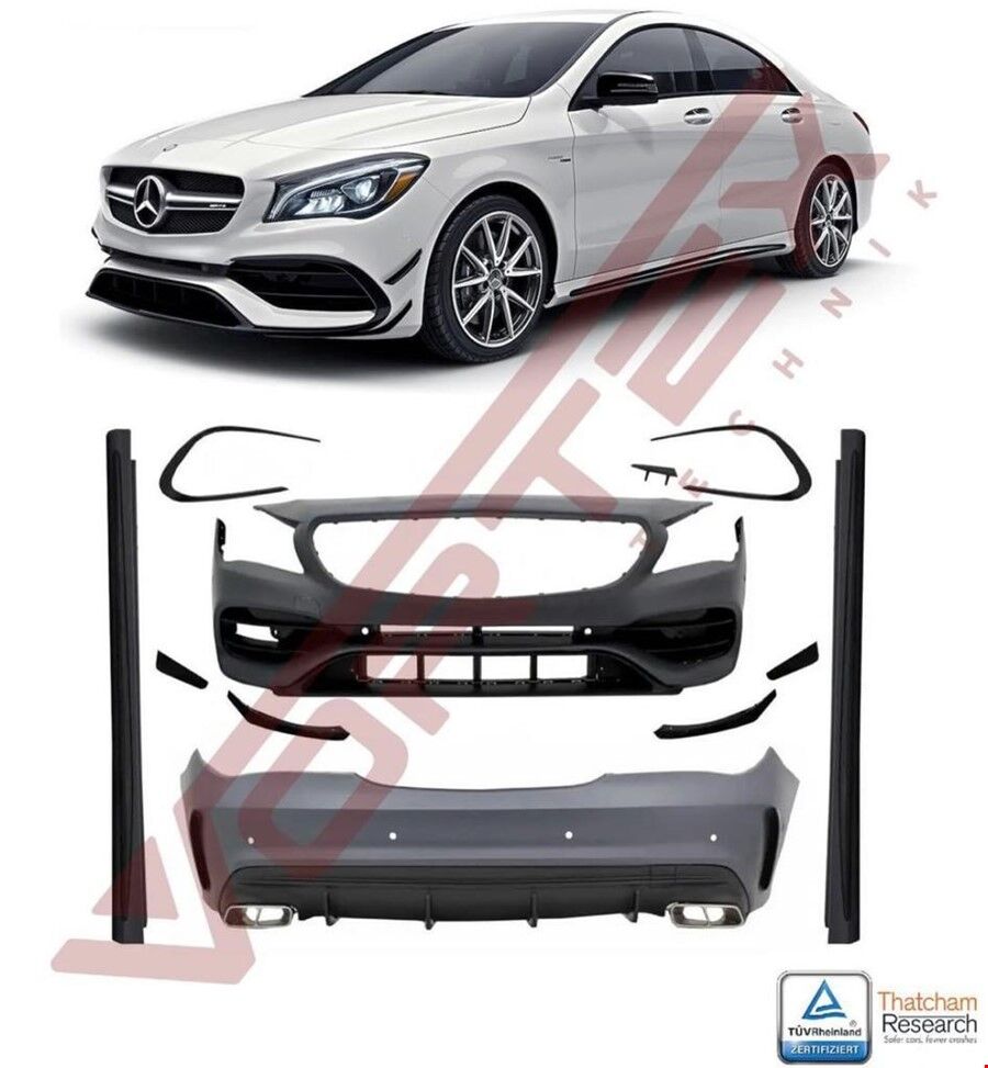 Makyajlı Kasa W117 Cla45 Amg Body Kıt 2013-2019