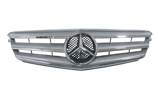 Ön Panjur Gümüş Gri (Nikelaj Kaplamalı) Mercedes C Class W204 11-13 Arası