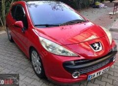 Ön Tampon Panjuru Üst Siyah (Izgara) 3 Kapı Sport Tipi Peugeot 207 06-09 Arası